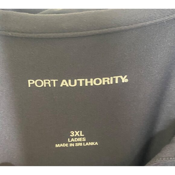 Port Authority Ladies 3XL Button-Up Shirt Dark Gray Short Sleeve Stretch Casual - Picture 2 of 10